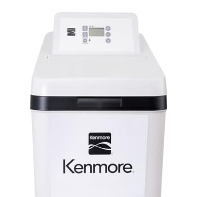 Kenmore 350 Water Softener System – 32,000 Grain Capacity Whole House Hard Water & Iron Reduction – Compact, Easy to Install, Salt Saving Technology