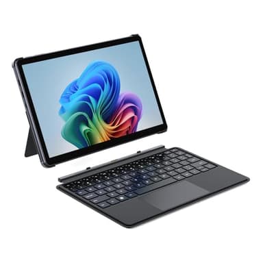 ADREAMER 10.1" Win 11 Tablet, 2 in 1 Tablet Laptop, Intel N150, 8GB + 256GB, 1280 x 800 HD IPS Touchscreen, WiFi 6, BT 5.2, Micro HDMI, Dual Type-C, USB 3.0