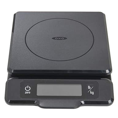 OXO Good Grips 5-lb Kitchen Scale with Pull-Out Display, Black