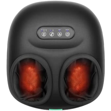 Medcursor Foot Massager Machine with Heat, Rolling, Deep Kneading, Shiatsu Foot Massager for Delivers Pain Relief, Tired, Plantar Fasciitis, Gift for Women Mom Men Fits Up to 13"