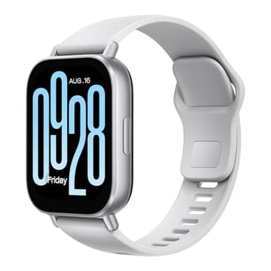 Xiaomi Redmi Watch 5 Active Smartwatch, 2.0" LCD Display, 18 Days of Battery Life, 140+ Sports Modes, 5ATM Waterproof, Bluetooth Calling, Fitness-Tracker- Matte Silver