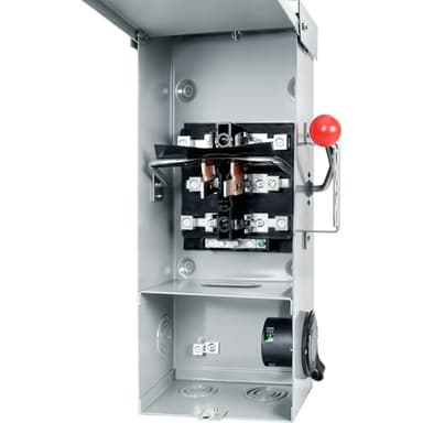 Generator Transfer Switch 50 Amp Kit, 100 Amp Double Throw Transfer Switch Built in 50 Amp Power Inlet (ETL Listed), 120/240V, Stronger Stability, NEMA 3R Enclosure for Outdoor, 10-Year Warranty