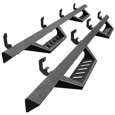 Tyger Auto LanderX Running Board Compatible with 2019-2026 Chevy Silverado GMC Sierra 1500; 2020-2026 2500 3500HD | Crew Cab | TG-LX3C82318 | Drop Step Side Step Rail Nerf Bars