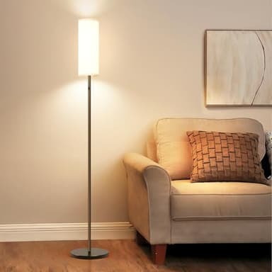 ELEUTERSUN Cordless Floor Lamp for Living Room, with 3 Color Temperature and Pull Cord Switch, 8000mAh Battery Operated Portable Rechargeable Modern Standing