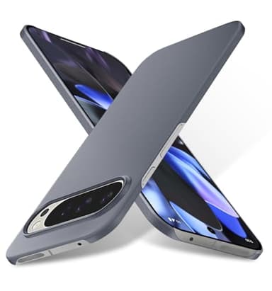 Bastmei for Google Pixel 9 Pro/Pixel 9 Case, Minimalist Phone Cases Extremely Light Ultra-Light Super Slim Thin Camera Protection Hard PC Cover for Pixel 9/9 Pro Matt Case (Gravel Gray)