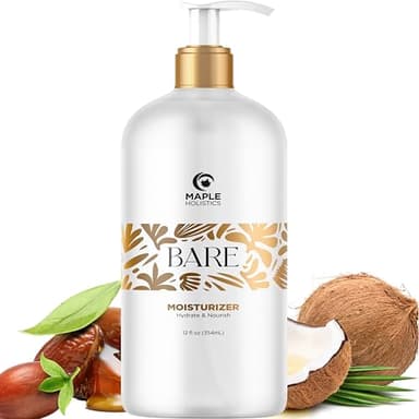 Bare After Shave Lotion for Women - Deep Hydration Wet Skin Moisturizer in Shower Lotion for Silky Smooth Skin with Shea Butter Jojoba Oil & Aloe Vera - In Shower Body Lotion Aftershave for Women