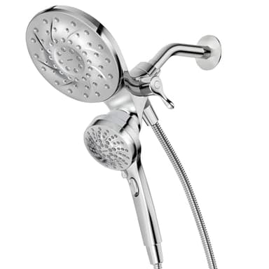 Moen Engage Chrome Magnetix 2-in-1 Combo Rain Showerhead with Detachable Handheld Shower Spray, Featuring Magnetic Docking System, 26009