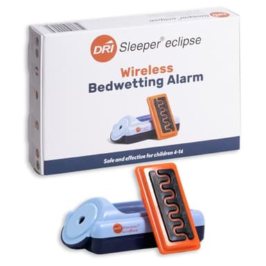 DRI Sleeper Eclipse Wireless Bedwetting Alarm for Kids and Older Children - Effective Enuresis Solution and Bed Wetting Sensor, Night Bedwetting Alarm
