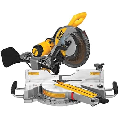 DEWALT Miter Saw, 12-inch Double Bevel Sliding Compound Miter Saw with XPS LED Shadow Light System, Includes Blade Wrench, Material Clamp and Dust Bag (DWS780)