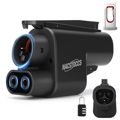 NACSTOCCS Electric Vehicle Charging Adapter Compatible with Tesla Supercharger, Fit for Rivian,Ford,GM EVs for Tesla Supercharger to CCS1 Charger Adapter, Max 500A 1000V Fast Charge
