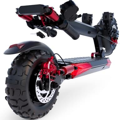 Electric Scooter Adults, 37 Miles Long Range, 34 Mph Max Speed, 11" Off-Road Tires,48V 18/21AH Big Battery,1200W/1600W Motor, Folding Commuter E Scooter (48V 18AH-1200W-J11 MAX)