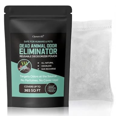 Dead Rodent Odor Absorber for Strong Indoor Smells – Industrial-Grade Deodorizing Pouch for Wall, Attic & Crawlspace – Fragrance-Free & Reusable – Covers Up to 365 Sq Ft – No Harsh Chemicals