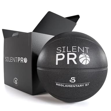 Silent Basketball - Child Safe - Quiet Dribbling Indoor Basketball - Perfect Shape - Not Vacuum Shipped - Official Size 7 (29.5) - Real Feel, Ages 3+