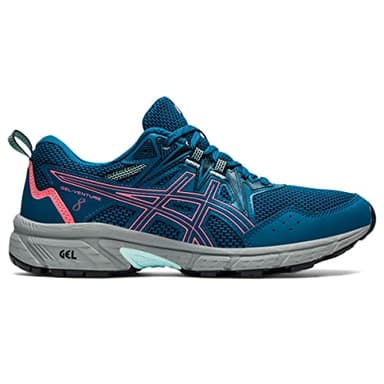 ASICS Women's Gel-Venture® 8 Running Shoes, 6.5, DEEP SEA Teal/Blazing Coral
