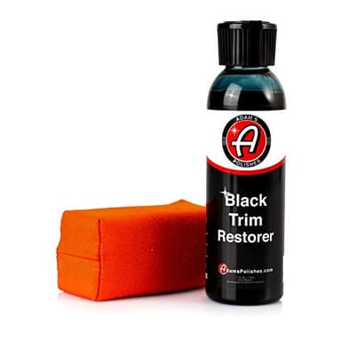 Adam's Polishes Black Trim Restorer (4 oz with Applicator) - Restores Plastic Trim to a Rich, Black Color with a Factory New Appearance, Lasts Several Months Per Treatment