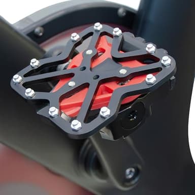 EFEALL Pedal Converters Only Compatible with Peloton Bike & Bike+, for Regular Shoes, Non-Slip Widen Pedals for Original Bike, Convert Peloton Bike Pedal to Platform Pedal for Regular Shoes