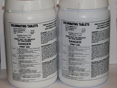 Chlorine Well/Pool SANITIZER PELLETS (2X) PENTAIR LP-3000 LANDOMATIC Dry CHLORINATOR