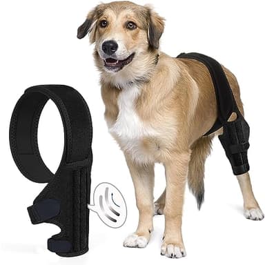 Tinzum L Dog Knee Brace for Torn Acl Hind Leg for Support with Cruciate Ligament Injury, Better Recovery with Dog Leg Braces for Back Leg