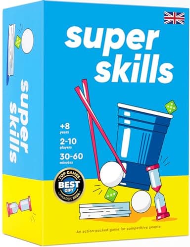Super Skills - Action Game for Competitive People - Beat Your Friends at 120 Challenges - Fun Easter Group Activity for Family Night or Party with Kids, Teen