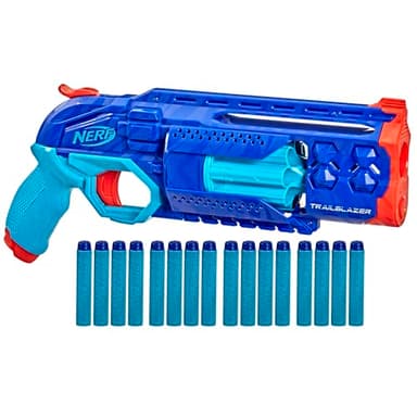 Nerf Elite 2.0 Trailblazer RD-8 Blaster, Wild Edition Color Design, 8-Dart Rotating Drum, Hammer Action, 16 Elite Darts, Tactical Rail (Amazon Exclusive)