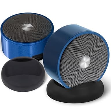 Long Run Technologies Paired Bluetooth Speakers - Surround Sound Stereo Pairing Linkable for Home TV Car