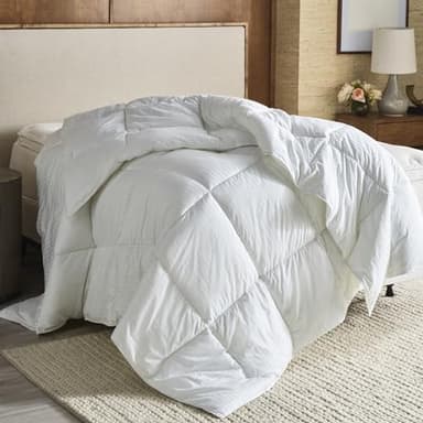 Westin Hotel Duvet Insert - Down Alternative - 100% Cotton Cover - White - King