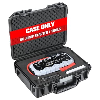 Case for NOCO Boost X GBX155 GB150 Waterproof Hard Protective Box for 4250A/3000A Carrying Storage Case for 12V Power Bank,Car Charger &Accessories (𝗖𝗮𝘀𝗲 𝗢𝗻𝗹𝘆, Not including other accessories)