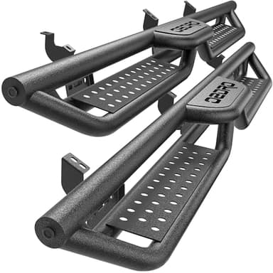 Running Boards Compatible with Toyota 4Runner 2010-2024 Trail Edition, 2014-2024 SR5/TRD Pro, Two-Stair Side Step Rail Drop Nerf Bars