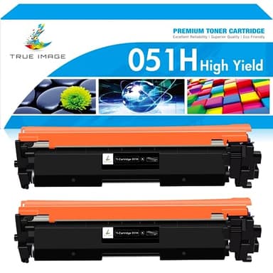 051H 051 Toner Cartridge Compatible for Canon 051H High-Yield Black Toner Cartridge 051 CRG-051H CRG051 for ImageCLASS MF264dw MF267dw MF269dw LBP162dw LBP161dn MF266dn MF263dn Printer 2-Pack