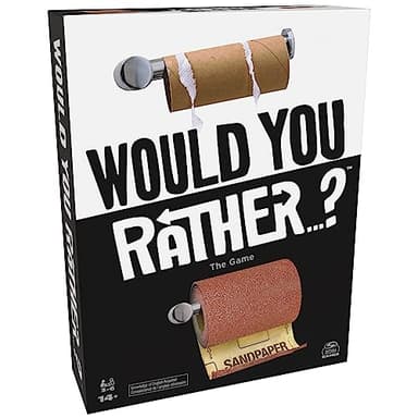 Spin Master Games, Would You Rather? Funny Party Card Game for College, Friendsgiving, Birthdays, & More, for Teens & Adults, 3-6 Players, for Ages 14 & Up