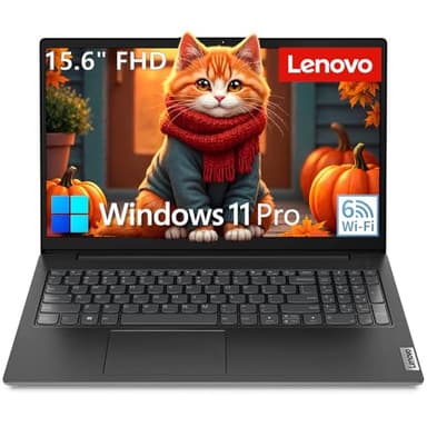 Lenovo Laptop Computer for Business and Home Student Study, 15.6" FHD, Intel Dual-Core Processor, 16GB DDR4 RAM, 1TB PCIe SSD, WiFi 6, Bluetooth 5.2, HDMI, Type-C, Ethernet, Black, Windows 11 Pro