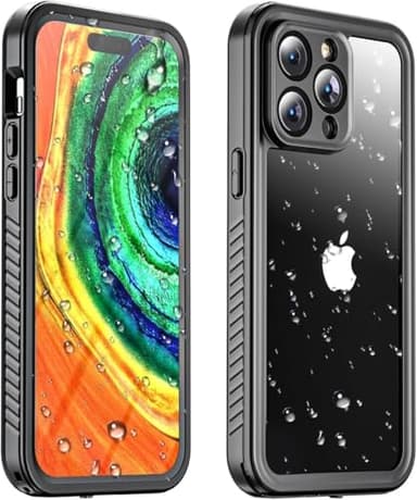 MOYAC for iPhone 14 Pro Max Case Waterproof, IP68 Underwater, Built-in Screen Protector & Glass Camera Protector, Full Body 360 Shockproof, Dropproof, Dustproof Phone Case for iPhone14 Pro Max 6.7''