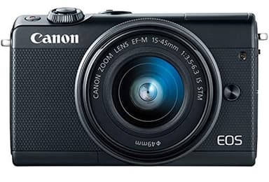 Canon EOS M100 Mirrorless Camera w/ 15-45mm Lens - Wi-Fi, Bluetooth, and NFC enabled (Black) (2209C011)