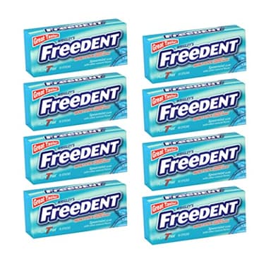 Wrigley's Freedent Gum Plen T Packs, Spearmint, 15 ct (Pack of 8)F