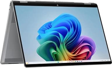 HP OmniBook X FILP Copilot+ PC 16 inch 2K Touch 2-in-1 Touchs Laptop, AMD Ryzen AI 5 340, 16GB DDR5 RAM, 512GB SSD, Backlit KB, Copilot+ PC, Windows 11 Home, Meteor Silver, 16-ar0013dx