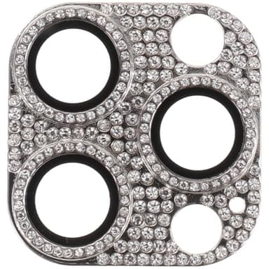 Toddmomy Phone Lens Cover Protector for Advanced Smartphone Models Silver Rhinestone Bling Camera Lens Protector Ring Scratch-Resistant Compatible with Latest Smartphone Series