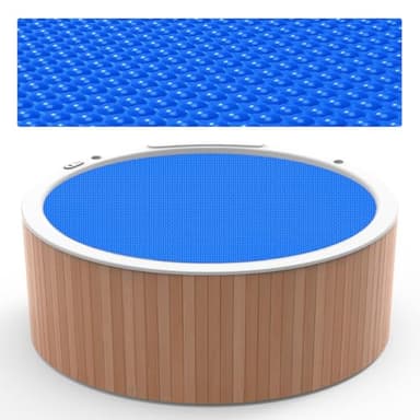 Spa and Hot Tub Cover, 6 FT Round Hot Tub Thermal Blanket, Insulated Solar Bubble Floating Spa Covers for Heat Retention and Energy Savings (72 Inch)