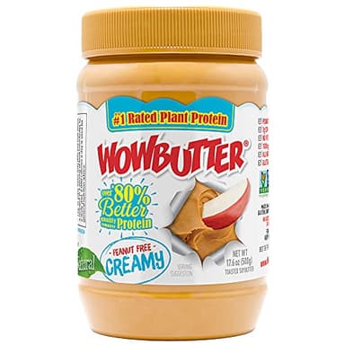 Wowbutter Natural Peanut Free Creamy 1.1lb Jar