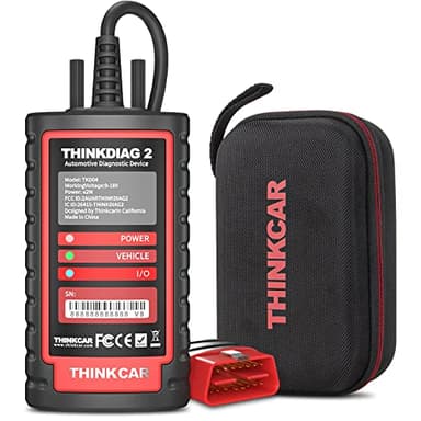 Thinkdiag2 All System Bidirectional OBD2 Diagnostic Scanner for iOS & Android, Bluetooth Scan Tool with CAN-FD Protocol, 15+ Reset Functions, ECU Code, Active Test, AutoVIN, 1 Year Update