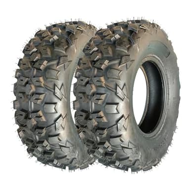 GarveeTech ATV Tire 25x8-12 ATV/UTV Tires 6PR All-Terrain Tires 2Pack Tubeless DAV101
