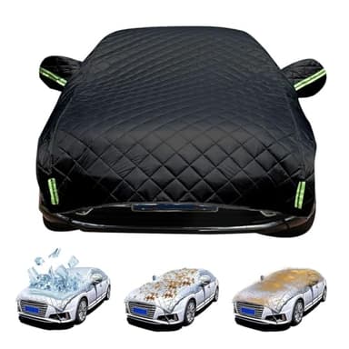 Car Cover Hail Protector for Mazda CX-90 (2023-2026), Outdoor Waterproof Anti-Hail Half Car Covers with Cotton Lining, Thickened Hail Blanket Scratchproof Sun-Resistant