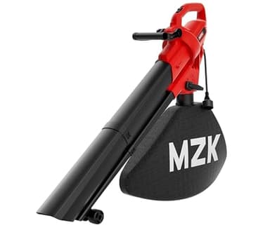MZK 3 in 1 Electric Leaf Blower Corded, Leaf Vacuum and Leaf Mulcher, 460 CFM, 167 MPH Airflow, Corded Blowers with 40L Leaf Collection Bag for Yard, Garden