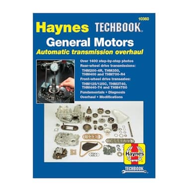 General Motors Automatic Transmission Overhaul Haynes TECHBOOK