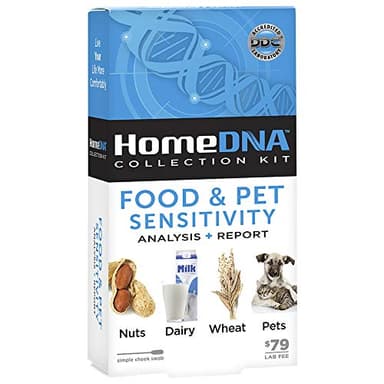 HomeDNA Food & Pet Sensitivity at-Home DNA Test Kit | Lab Fees NOT Included | Kit ONLY