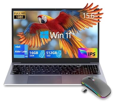 ZOLWAYTAC Laptop Gaming,Gaming laptops,16GB DDR4 512GB SSD,with N100 Processor(UP to 3.4Ghz,4C/4T),15.6" FHD 1920 * 1080P,Full Metal Housing,WiFi,BT,USB3.2,Type C Charging,180°Open Angle,Metallic Grey