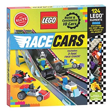 KLUTZ Lego Race Cars STEM Activity Kit, Small