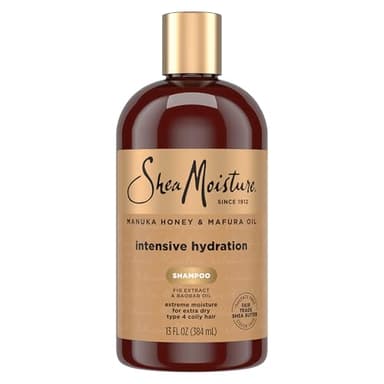 Shea Moisture Intensive Hydration Shampoo Manuka Honey and Mafura Oil for Dry, Damaged Hair Sulfate-Free 13 oz