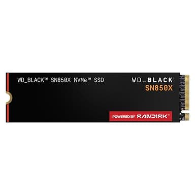 WD_Black SN850X 8TB NVMe SSD - M.2 2280, Up to 7,300 MB/s Read speeds, Up to 6,300 MB/s Write speeds, Gaming Expansion, High Performance Internal Solid State Drive - WDS800T2X0E