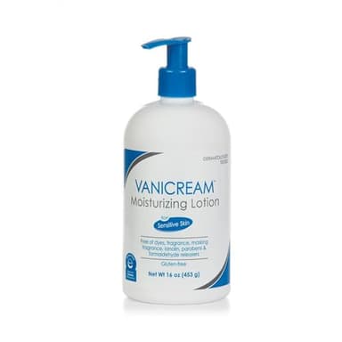 Vanicream Moisturizing Lotion, Body and Face Moisturizer with Pump, 16 Oz, Formulated without Common Irritants for Sensitive Skin, Lightweight & Non-Greasy, Restore Moisture & Soothe Irritated Skin