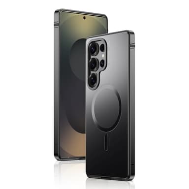 IMCHEN for Samsung Galaxy S25 Ultra Case | Metal Edge Heavy-Duty Protection (Black, for Galaxy S25 Ultra)